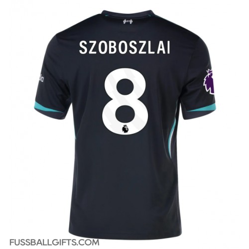 Liverpool Dominik Szoboszlai #8 Fußballbekleidung Auswärtstrikot 2024-25 Kurzarm